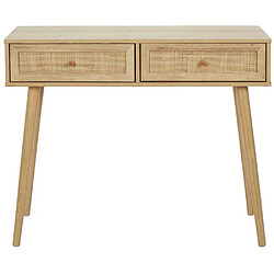 Avis The Home Deco Factory Console en bois et rotin Bali.