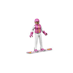 Bruder Femme en Snowboard avec Accessoires