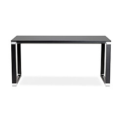 Mes Bureau design 160x80x74 cm noir - WARNY