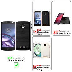 Cadorabo Coque Motorola MOTO Z Etui en Argent