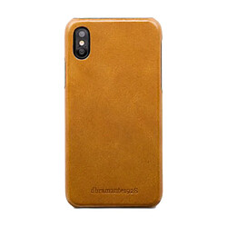 Alpexe Coque rigide en cuir camel Dbramante1928 pour iPhone X/XS