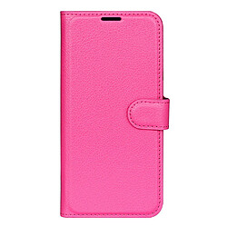 Etui en PU texture litchi avec support, rose pour votre OnePlus Nord CE 2 5G