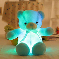 Universal Big Colorful Glowing Teddy Bear Luminous Plush - Light Up Led Teddy Bear(Blue)