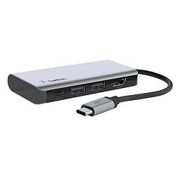 HUB USB-C 4en1 HDMI 4K, 2x USB 3.0 et USB-C Power Delivery 100W Belkin