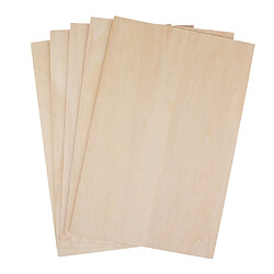 Planche en bois 5pcs / set pour matériau de construction 200x300x3mm de modèle de table de sable de bricolage