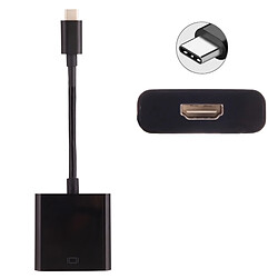 Wewoo Pour MacBook 12 pouces, Chromebook Pixel 2015, Tablette Tactile Nokia N1, Longueur: Environ 10cm USB-C / Type-C 3.1 Mâle vers HDMI Câble adaptateur femelle