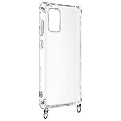 Avizar Coque Galaxy A02s Anneau personnalisable avec bijou/Chaîne - Transparent