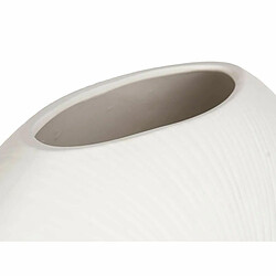 Avis Gift Decor Vase Rond Blanc Céramique 40 x 34,5 x 16 cm (2 Unités)