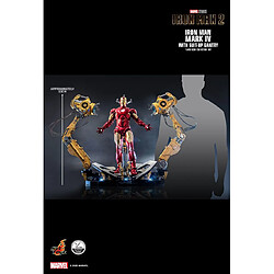 Hot Toys QS021 - Marvel Comics - Iron Man 2 - Iron Man Mark IV With Suit Up Gantry Version pas cher