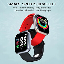 Montre iWear M8 Smart & Fit avec Full Touch 1,3'' IPS Contrôle multimédia / HR / Tension artérielle / Social Rose pas cher