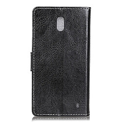 Avis Wewoo Housse Coque en cuir à rabat horizontal Retro Crazy Horse Texture pour Nokia 1 Plusavec support et fentes carteset cadre photo Noir