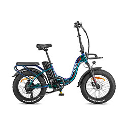 FAFREES F20 Max Vélo Électrique - Moteur 500W Batterie 48V 22.5AH Autonomie 110KM Freins à Disque - Vert Violet