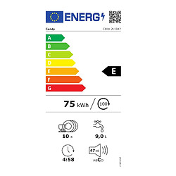Lave-vaisselle 45cm 10c 47db tout intégrable - CDIH2L1047 - CANDY
