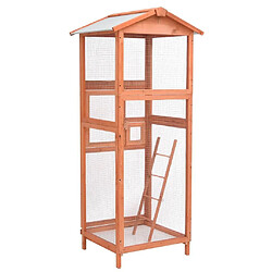 Avis Helloshop26 Cage à oiseau x 68 x 62 x 166 cm bois de sapin massif 02_0000055