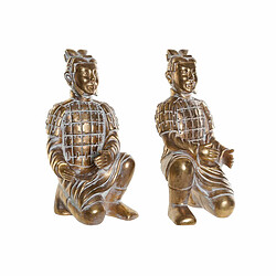 Figurine Décorative DKD Home Decor Résine Finition vieillie (2 pcs) (20 x 19 x 42 cm)