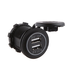 12-24v 3.1a Led Rouge Dual Port Usb Chargeur De Voiture Prise De L'adaptateur Secteur