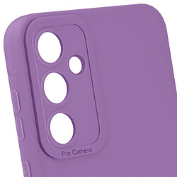 Avizar Coque pour Samsung Galaxy A35 5G Silicone Mat Toucher Doux Violet Foncé