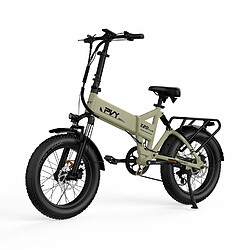 Avis Vélo Électrique PVY Z20 Plus 1000 - Moteur 250W Batterie 48V16.5AH Freins à Disque Hydrauliques Autonomie 120KM - Beige