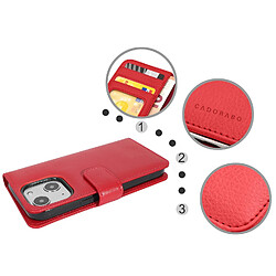 Cadorabo Coque iPhone 13 MINI Etui en Rouge pas cher