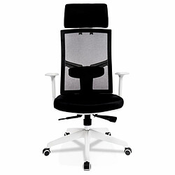 Paris Prix Fauteuil de Bureau Design Luky 119cm Noir & Blanc