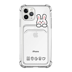 Universal Étui de téléphone à l'amortisseur de lapin à l'ours mignon pour Apple 12 Pro Max Soft Wallet Cover Carte Mardder Jiujiu