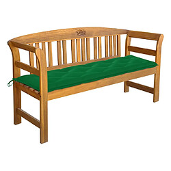 Maison Chic Banc de jardin | Banquette de jardin | Chaise Relax avec coussin 157 cm Bois d'acacia massif -MN75445