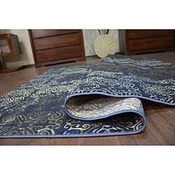 RUGSX Tapis DROP JASMINE 453 Bleu foncé 133x190 cm