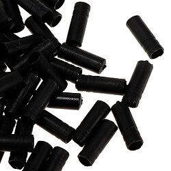 Avis 100pcs bicyclette de frein de bicyclette de frein intérieur de câble embouts de fil embouts noirs 4mm