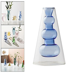 Avis Moderne Bonsaï Fleur Vase Nouveauté Planteur Pot Maison Bureau Chambre Décoration Bleu