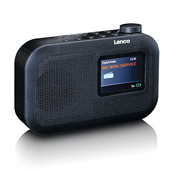 Lenco Portable DAB+/FM radio avec Bluetooth® PDR-026BK Noir