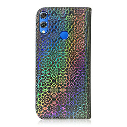 Avis Wewoo Housse Coque Pour Huawei Honor 8X Couleur unie Boucle magnétique colorée Flip horizontal en cuir PU avec support et fentes cartes et portefeuille et lanière argent