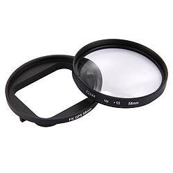 Wewoo Filtre pour GoPro HERO5 58mm 2 en 1 10X Close-Up Lens Filter pas cher