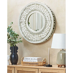 Beliani Miroir SOLEDAD 61 cm Blanc