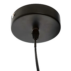 Avis Pegane Lampe suspendue, suspension luminaire en métal noir - Diamètre 44 cm