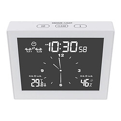 Écran LCD De Température D'humidité D'horloge De Douche D'affichage à Cristaux Liquides Numérique De Mur De Bureau