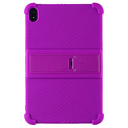 Coque en silicone flexible avec béquille, violet pour votre Nokia T20