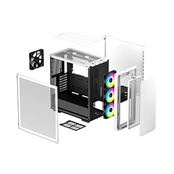 Boîtier ATX semi-tour DEEPCOOL CK560 Blanc