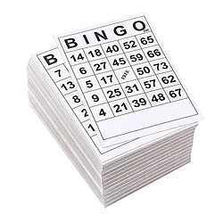 Acheter Fournitures de Bingo Bingo Cartes avec 75 Bingo Numéros Puces Ensemble pour La Famille Ami Adultes Enfants Jeu Jouet