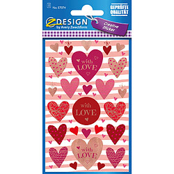 AVERY Zweckform ZDesign Stickers cadeaux 'Love' ()