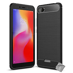 Htdmobiles Coque silicone gel carbone pour Xiaomi Redmi 6A + film ecran - NOIR