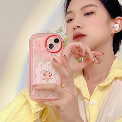 Avis GUPBOO Étui pour iPhone13ProMax Quicksand Cone Rabbit Girl Coque de téléphone en silicone