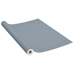 vidaXL Film autoadhésif pour meubles Gris 500x90 cm PVC