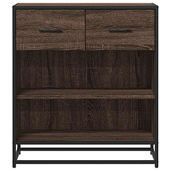 Avis vidaXL Buffet chêne marron 68x35x76 cm bois d'ingénierie