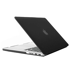 Wewoo Housse Étui noir pour Macbook Pro Retina 15,4 pouces A1398 de protection dur givré