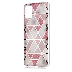 Coque en TPU motif marbre or rose imd style D pour votre Samsung Galaxy A51