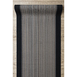 RUGSX TAPIS DE COULOIR ANTIDÉRAPANT CARNABY gris 80cm 80x200 cm pas cher