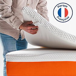 Acheter BDREAMS Surmatelas Mémoire de Forme 80x200cm - Qualité Hôtellerie - 8cm d'épaisseur - ROLLS