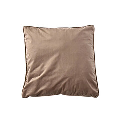 Coussin déco London taupe 60x60 cm - Madison