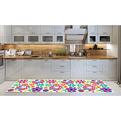 Alter Chemin de cuisine, 100% Made in Italy, Tapis résistant aux taches avec impression numérique, Tapis antidérapant et lavable, Modèle Hernando, cm 240x52