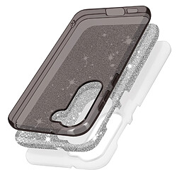 Avis Avizar Coque Paillette pour Samsung Galaxy S23 Plus Semi-rigide Spark Case noir